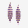 Jon Richard Amethyst Statement Earrings