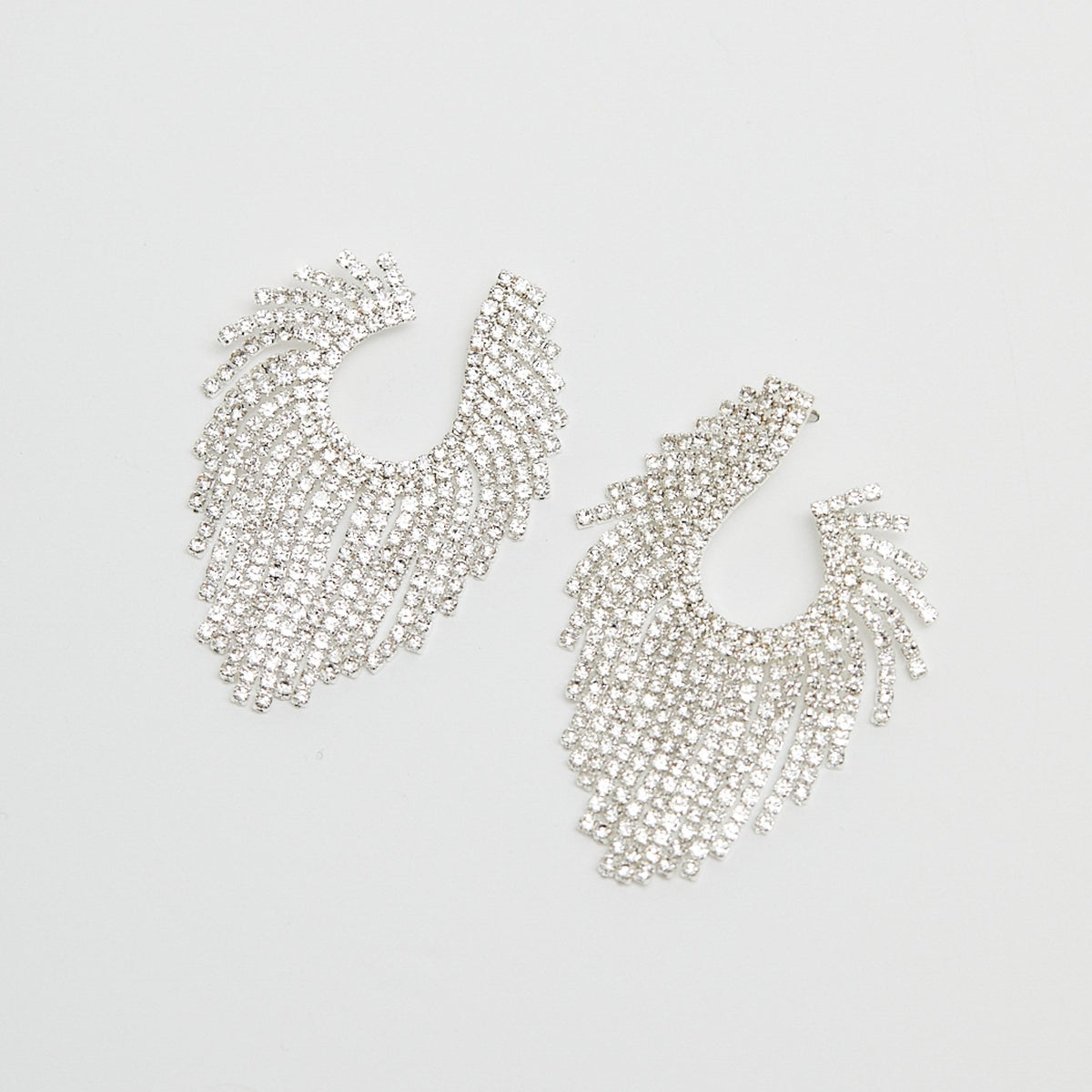 Jon Richard Crystal Open Statement Earrings