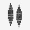 Jon Richard Jet Statement Earrings