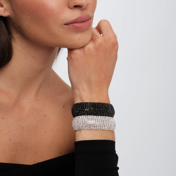 Jon Richard Statement Jet Bracelet