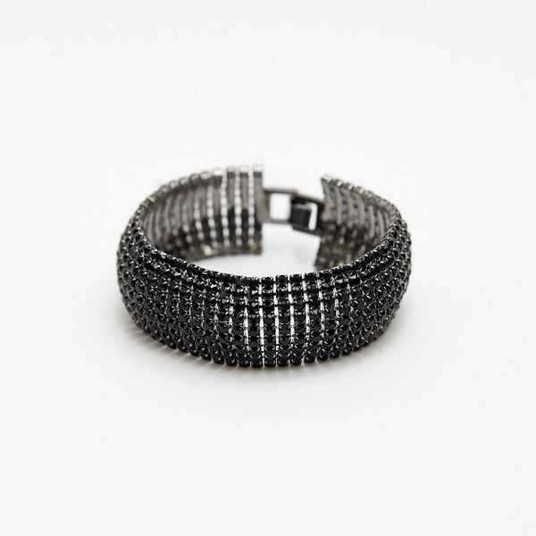 Jon Richard Statement Jet Bracelet