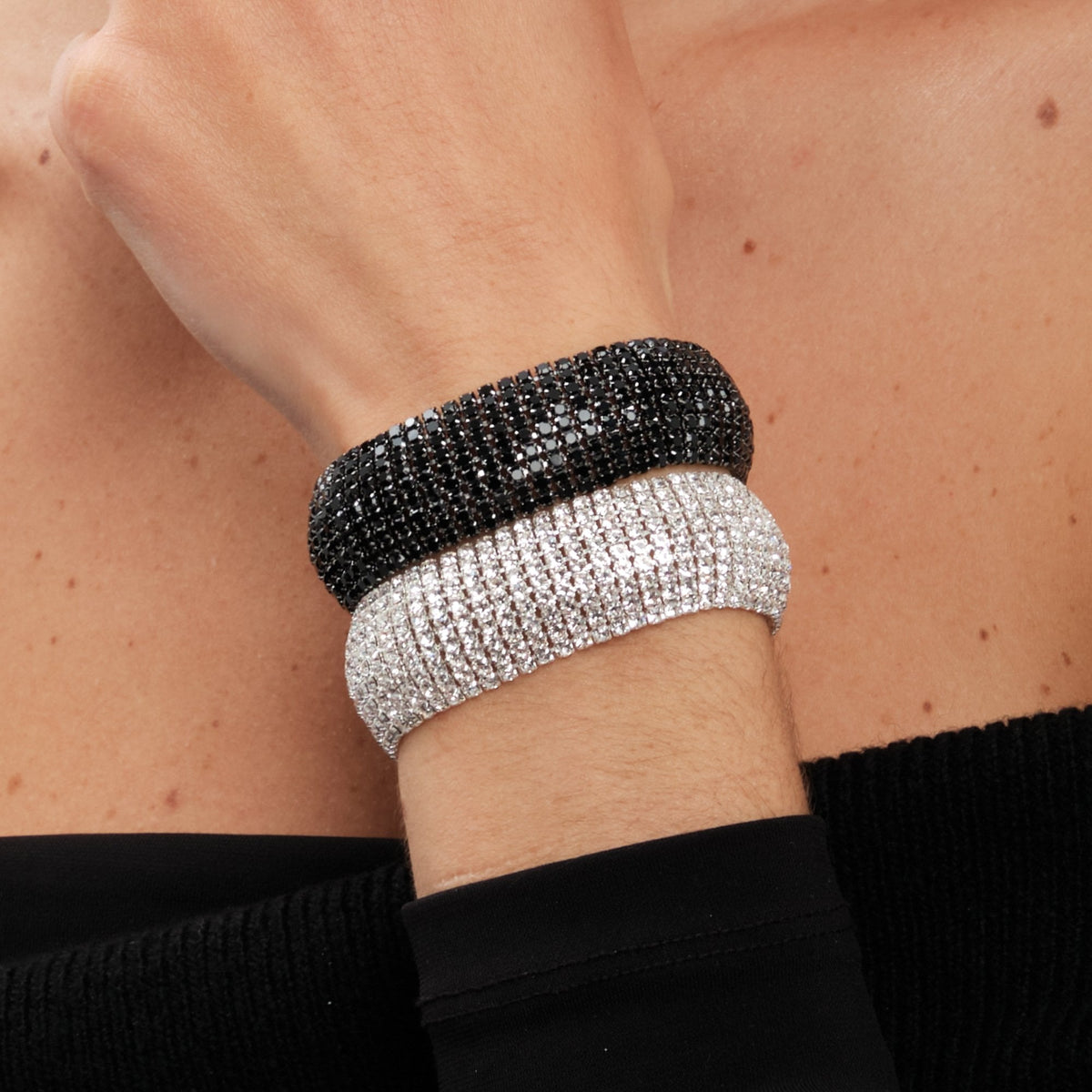 Jon Richard Statement Jet Bracelet