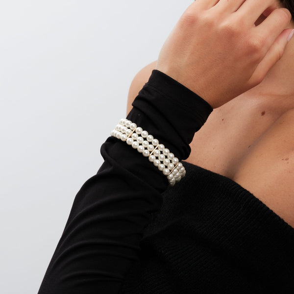 Jon Richard Multi Row Stretch Wristwear