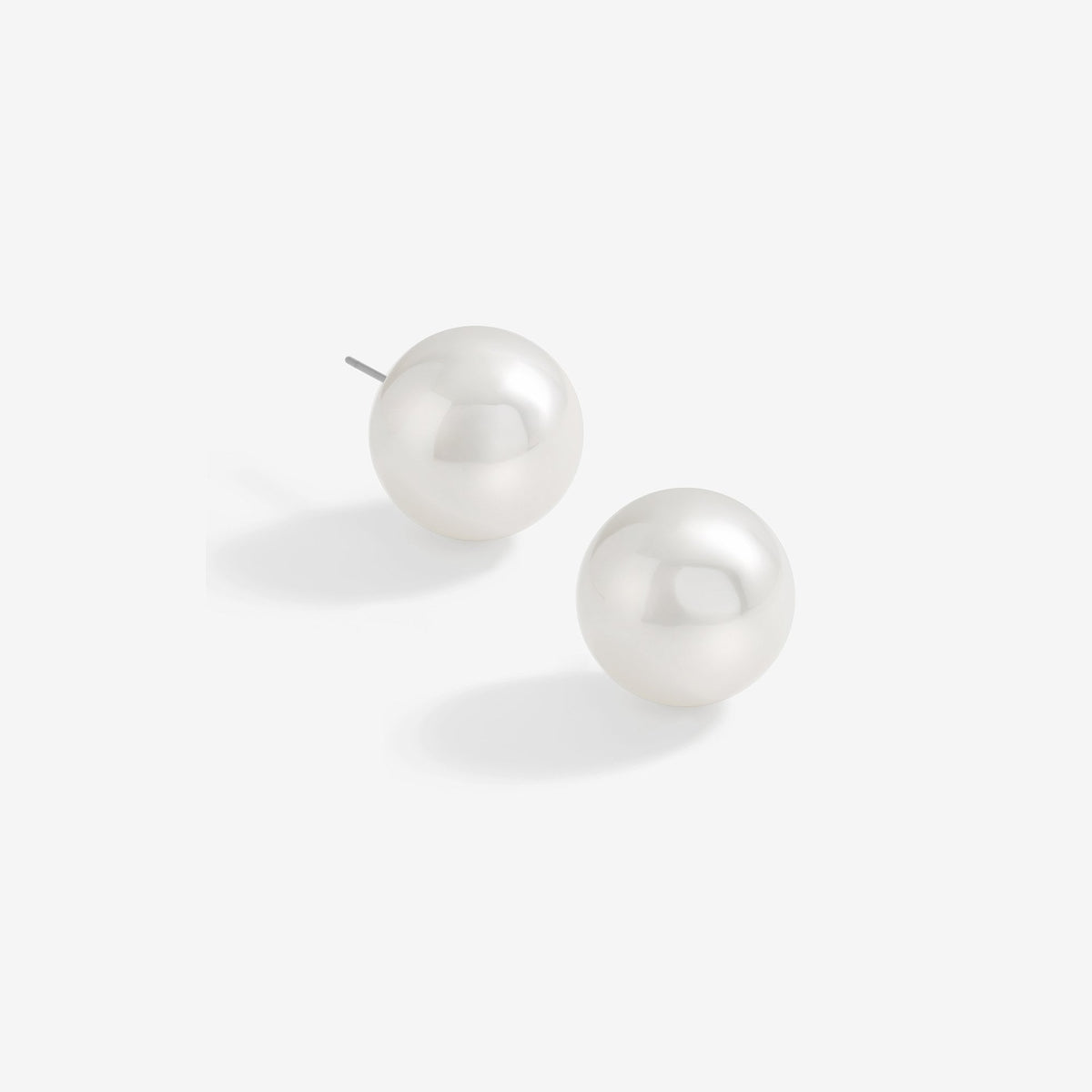 Mood Gold Pearl Large Stud Earrings