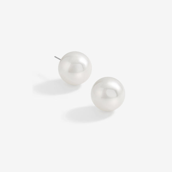 Mood Gold Pearl Large Stud Earrings
