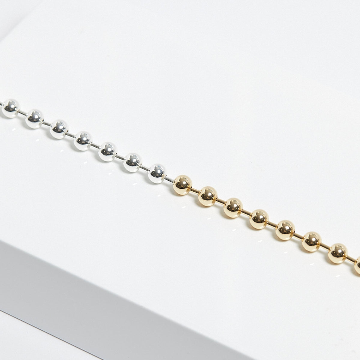 Mood Two Tone Ball Chain Allway Necklace