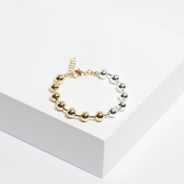 Mood Two Tone Chain Orb Bracelet