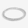 Mood Silver Ridged Polished Multi Bangles