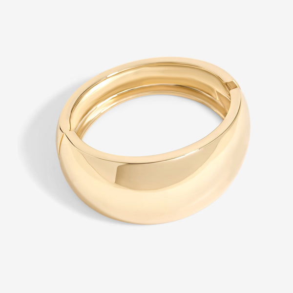 Jon Richard Gold Plated Wide Polished Cuff
