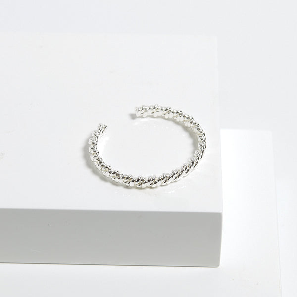 Inicio Silver Plated Polished Nugget Cuff - Gift Pouch