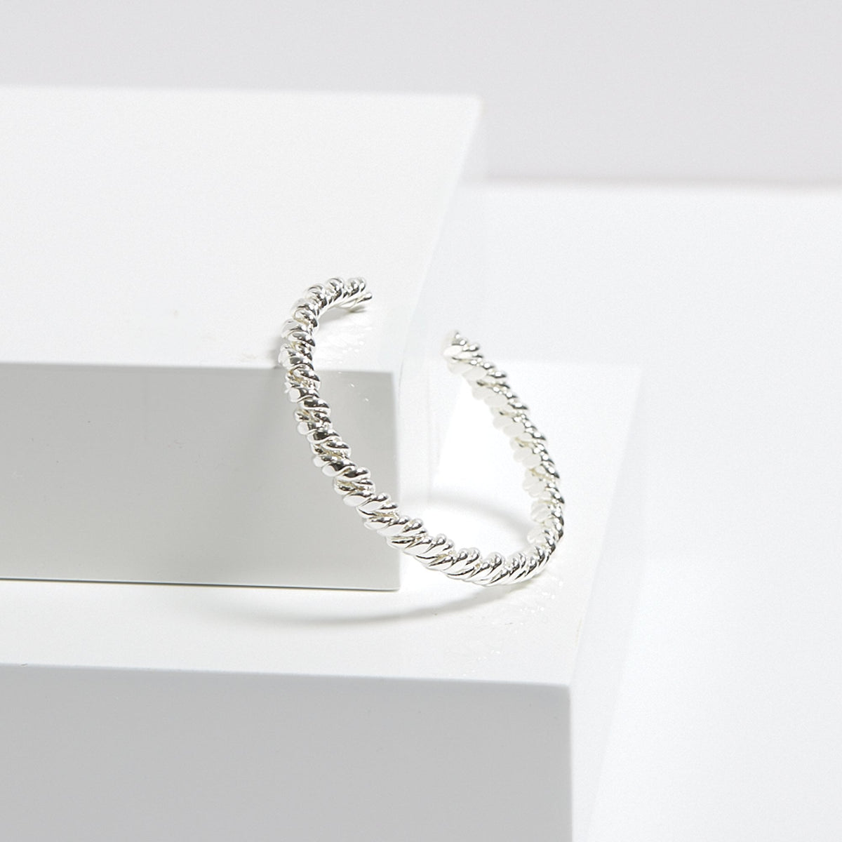 Inicio Silver Plated Polished Nugget Cuff - Gift Pouch