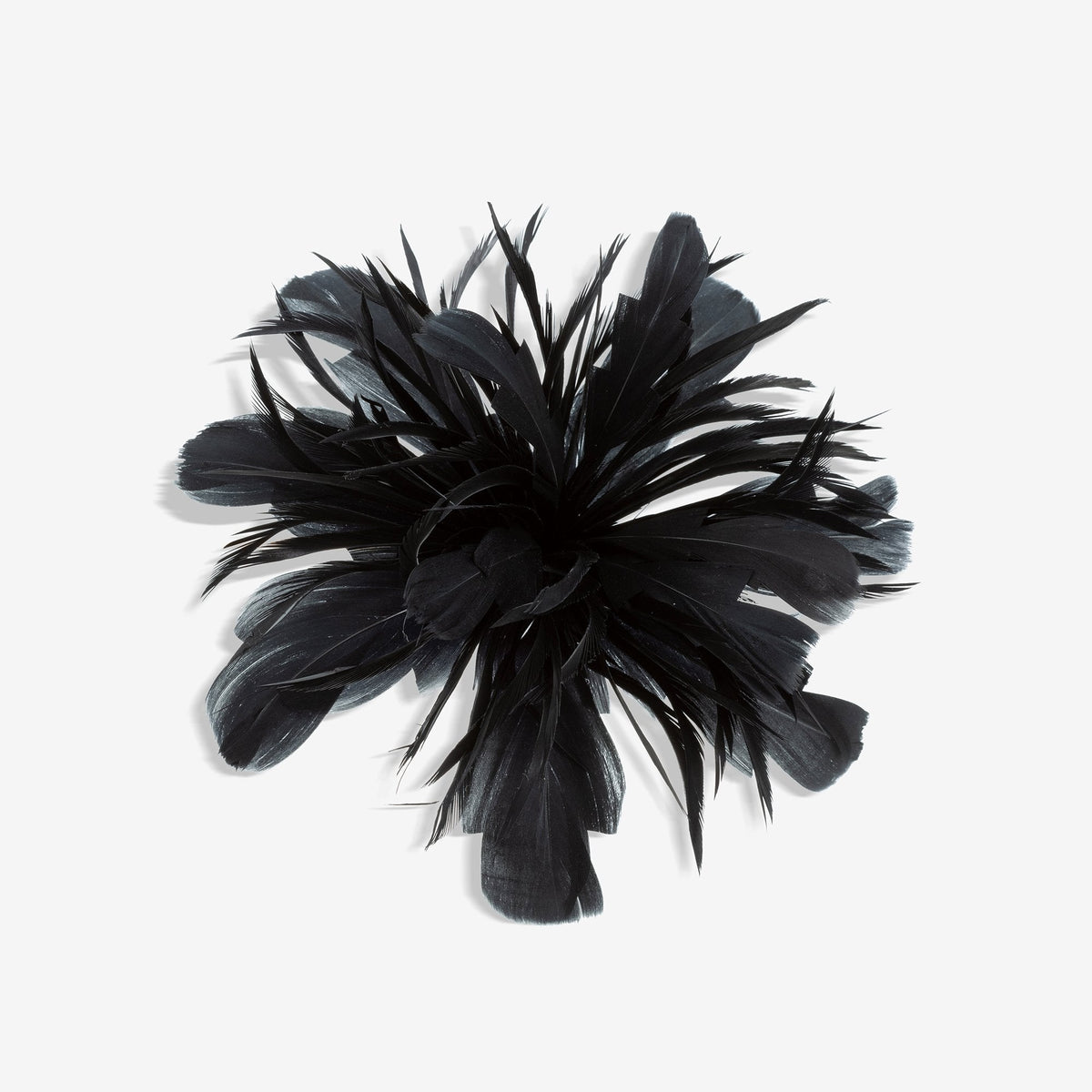 Jon Richard Black Statement Floral Clip Fascinator