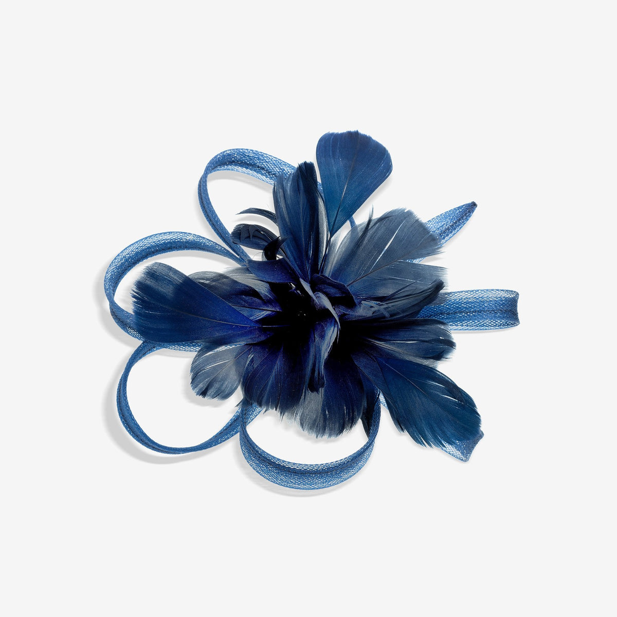 Jon Richard Navy Floral Clip Fascinator