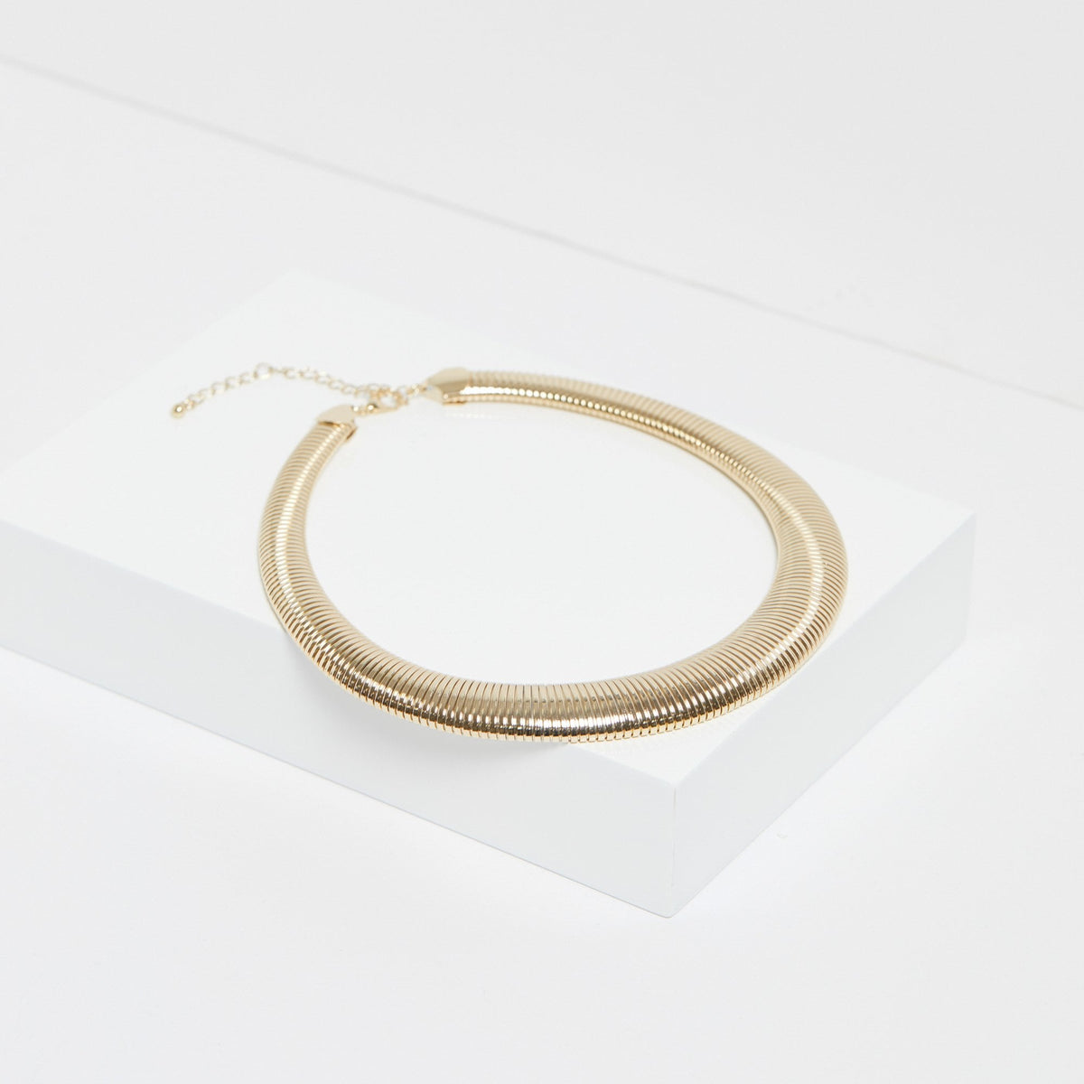 Jon Richard Gold Plated Statement Omega Necklace