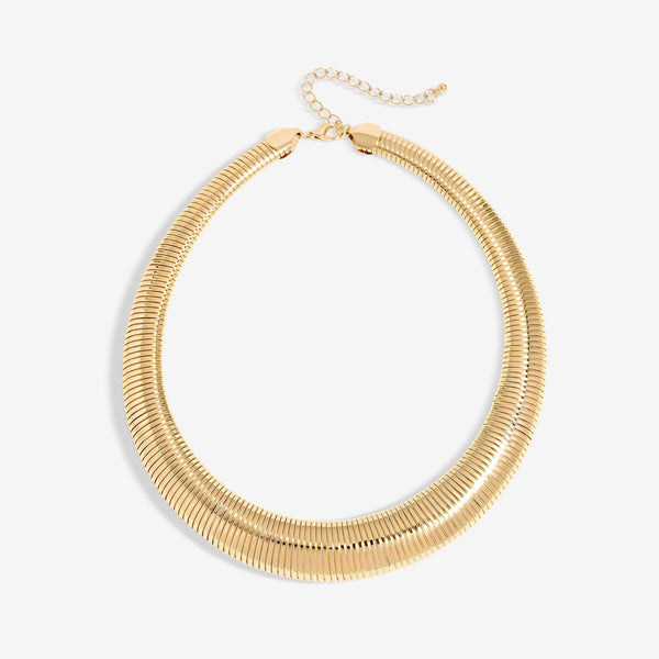 Jon Richard Gold Plated Statement Omega Necklace