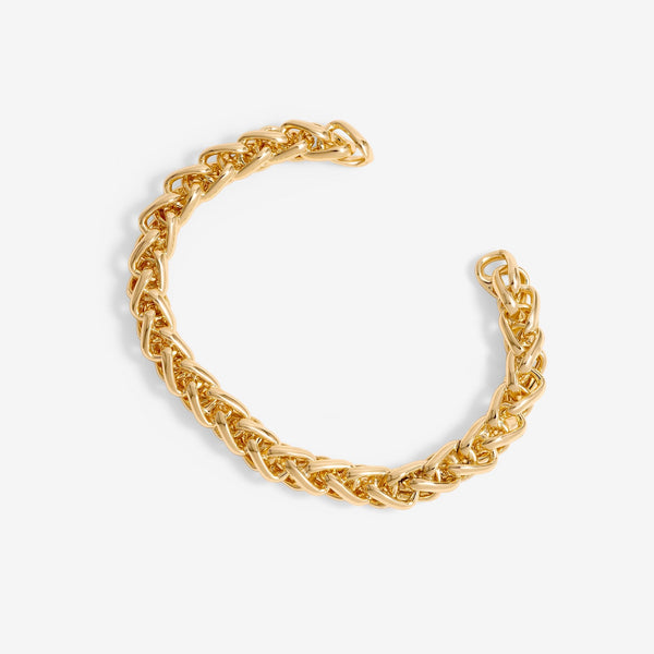 Jon Richard Gold Plated Polished Entwined Cuff