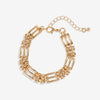 Jon Richard Gold Plated Gate Chain Bracelet