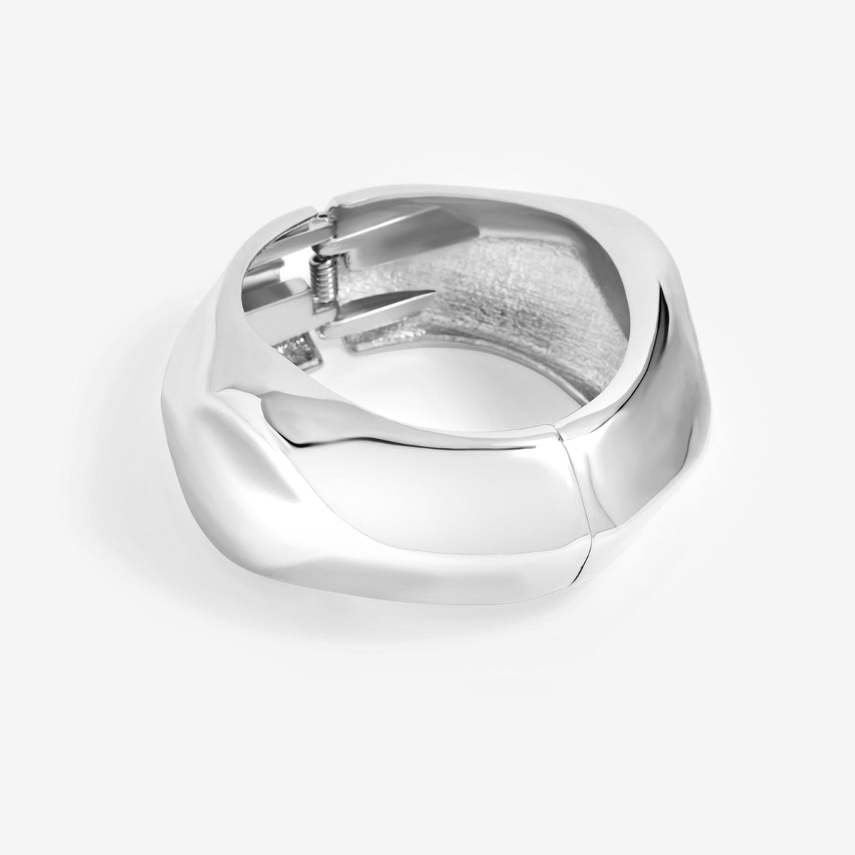Jon Richard Silver Plated Angular Dome Cuff
