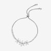 Jon Richard Silver Plated Floral Toggle Bracelet