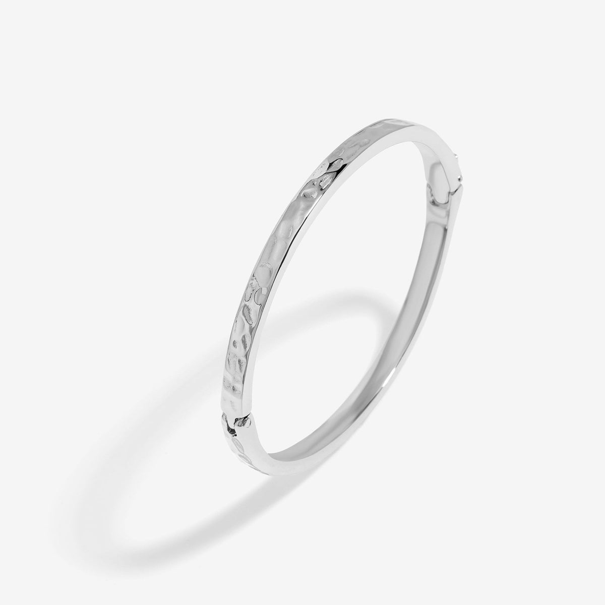 Jon Richard Silver Plated Molten Bangle