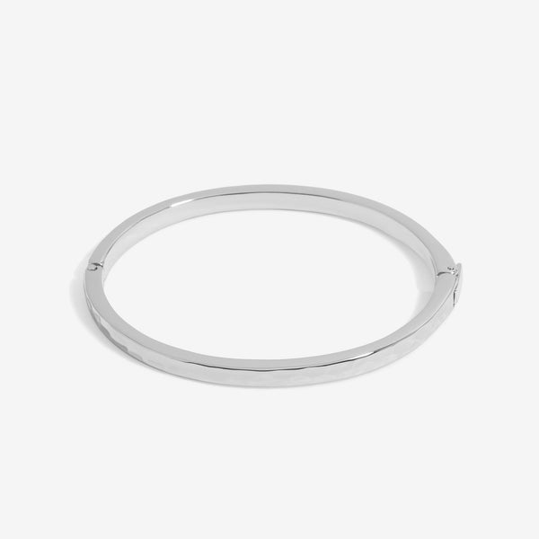 Jon Richard Silver Plated Molten Bangle
