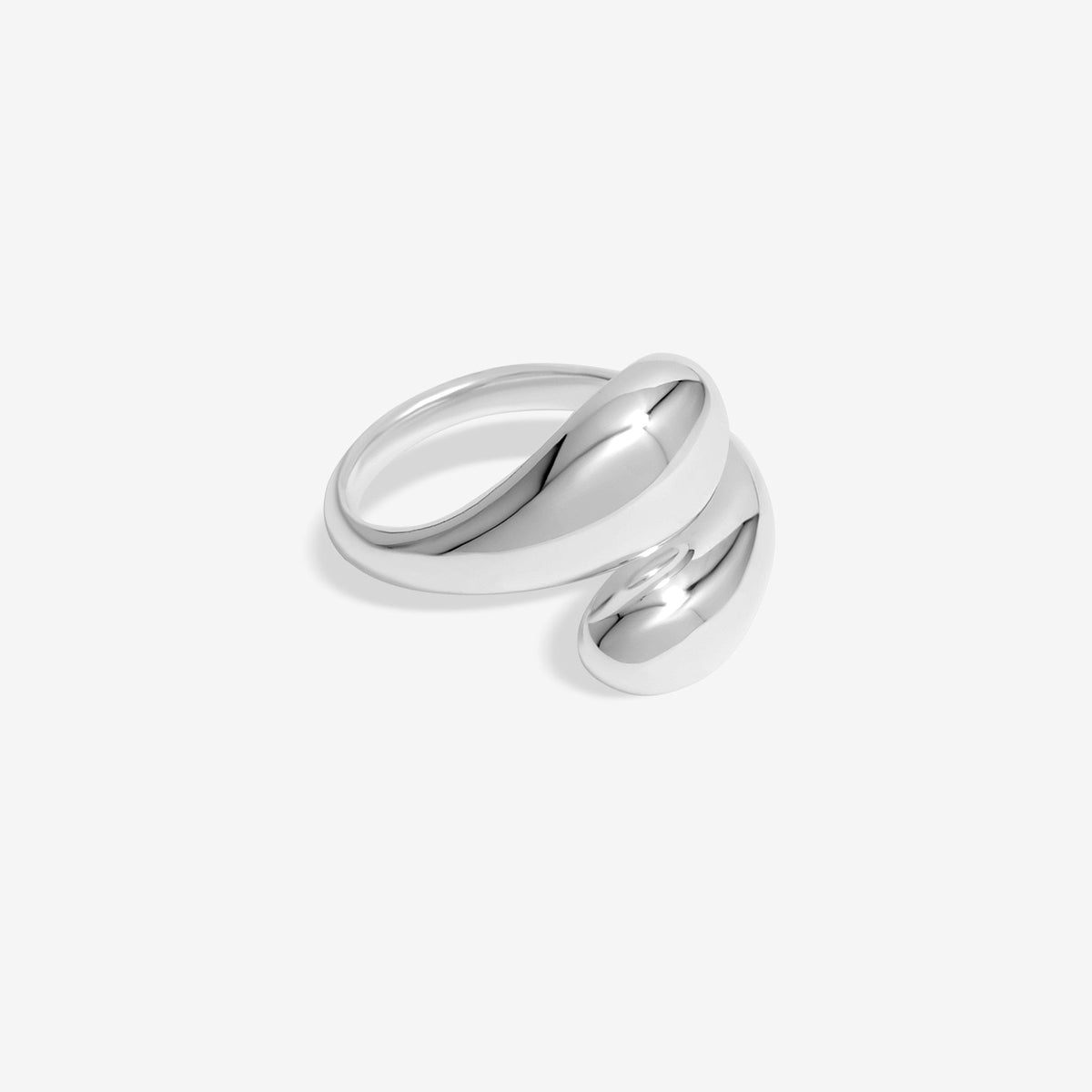Simply Silver Sterling Silver 925 Statement Wrap Polished Ring