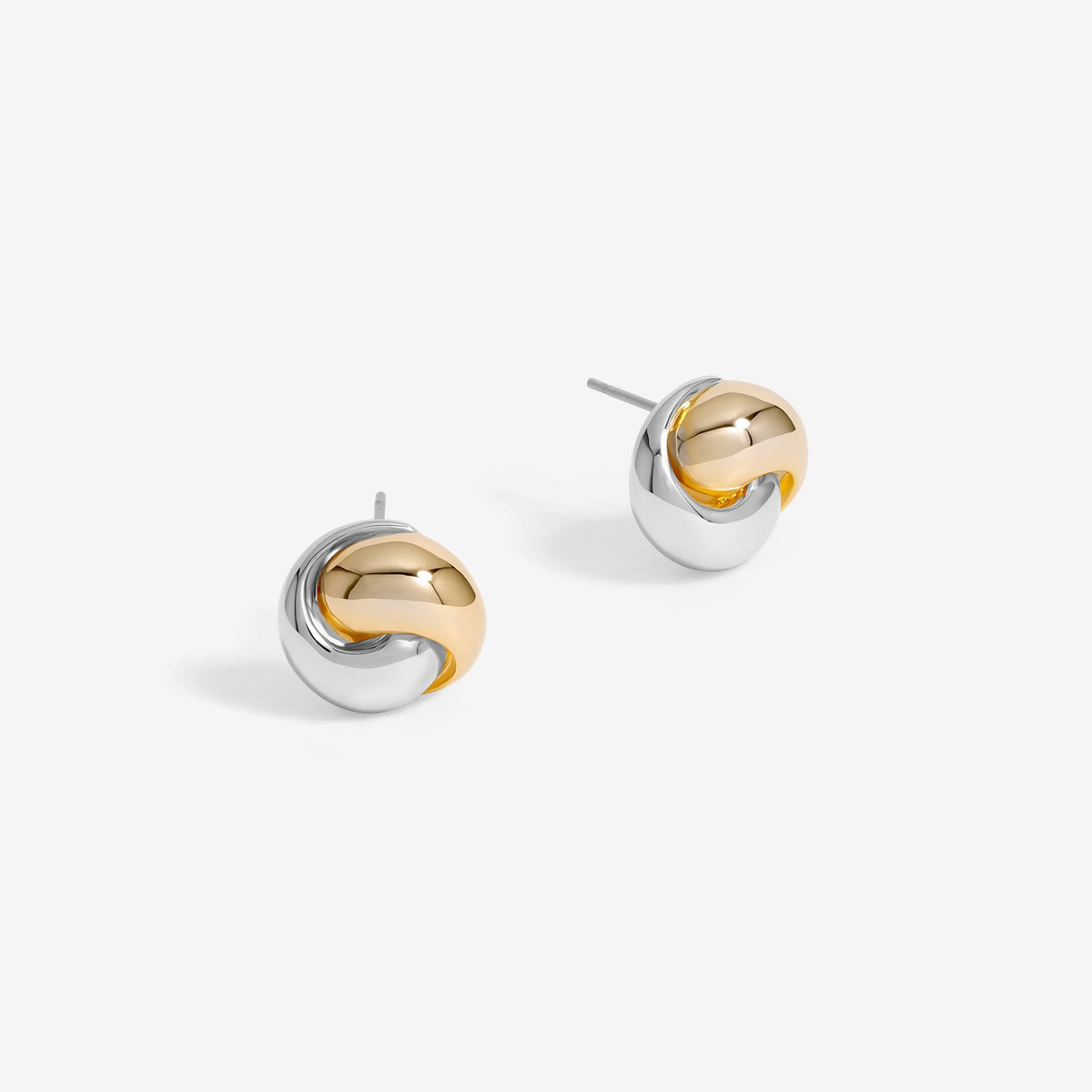 Jon Richard Two Tone Knot Studs