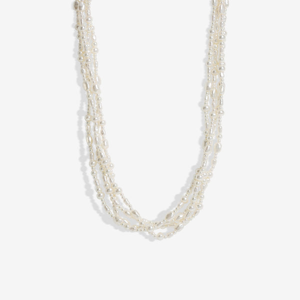 Jon Richard Gold Plated Semi Precious Multi Row Twisted Necklace