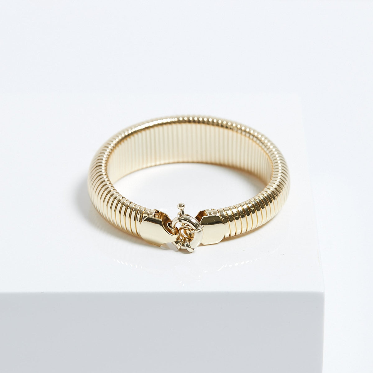 Jon Richard Gold Plated Omega Cuff Bracelet