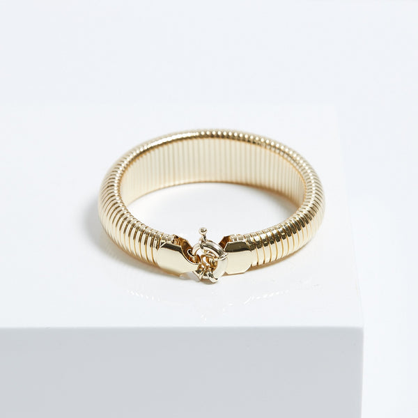 Jon Richard Gold Plated Omega Cuff Bracelet