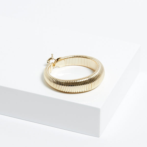 Jon Richard Gold Plated Omega Cuff Bracelet