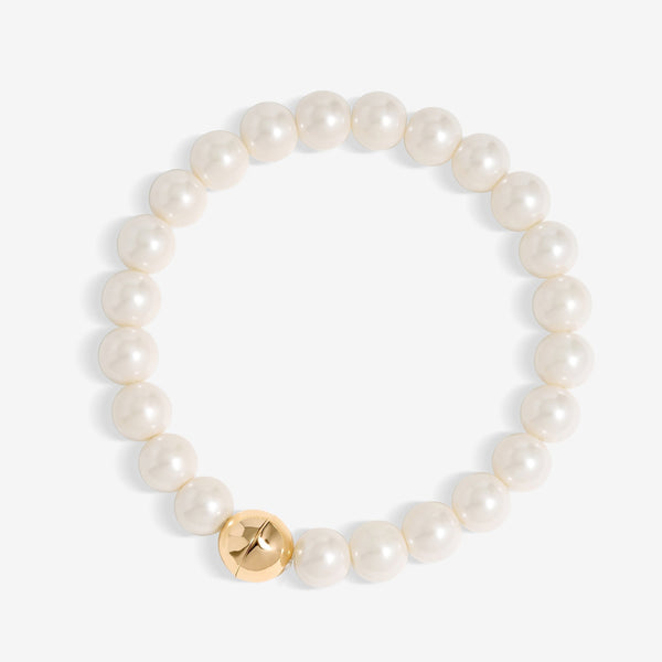Jon Richard Gold Plated Magnetic Pearl Bracelet