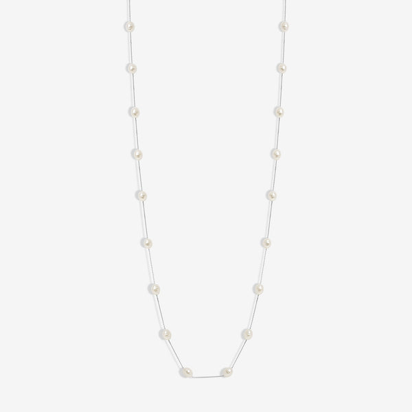 Jon Richard Silver Plated Pearl Rope Necklace