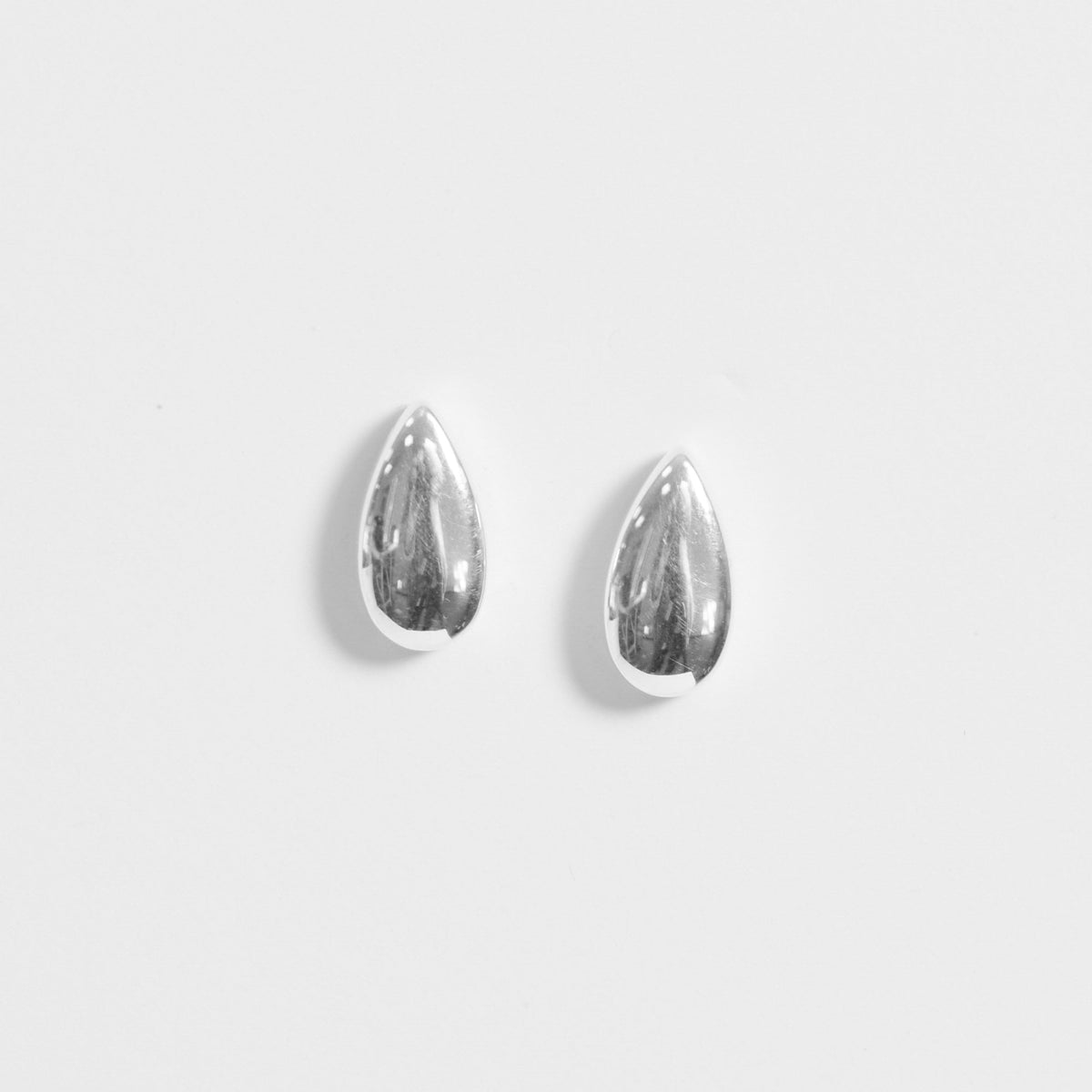Simply Silver Sterling Silver 925 Polished Tear Drop Stud Earrings