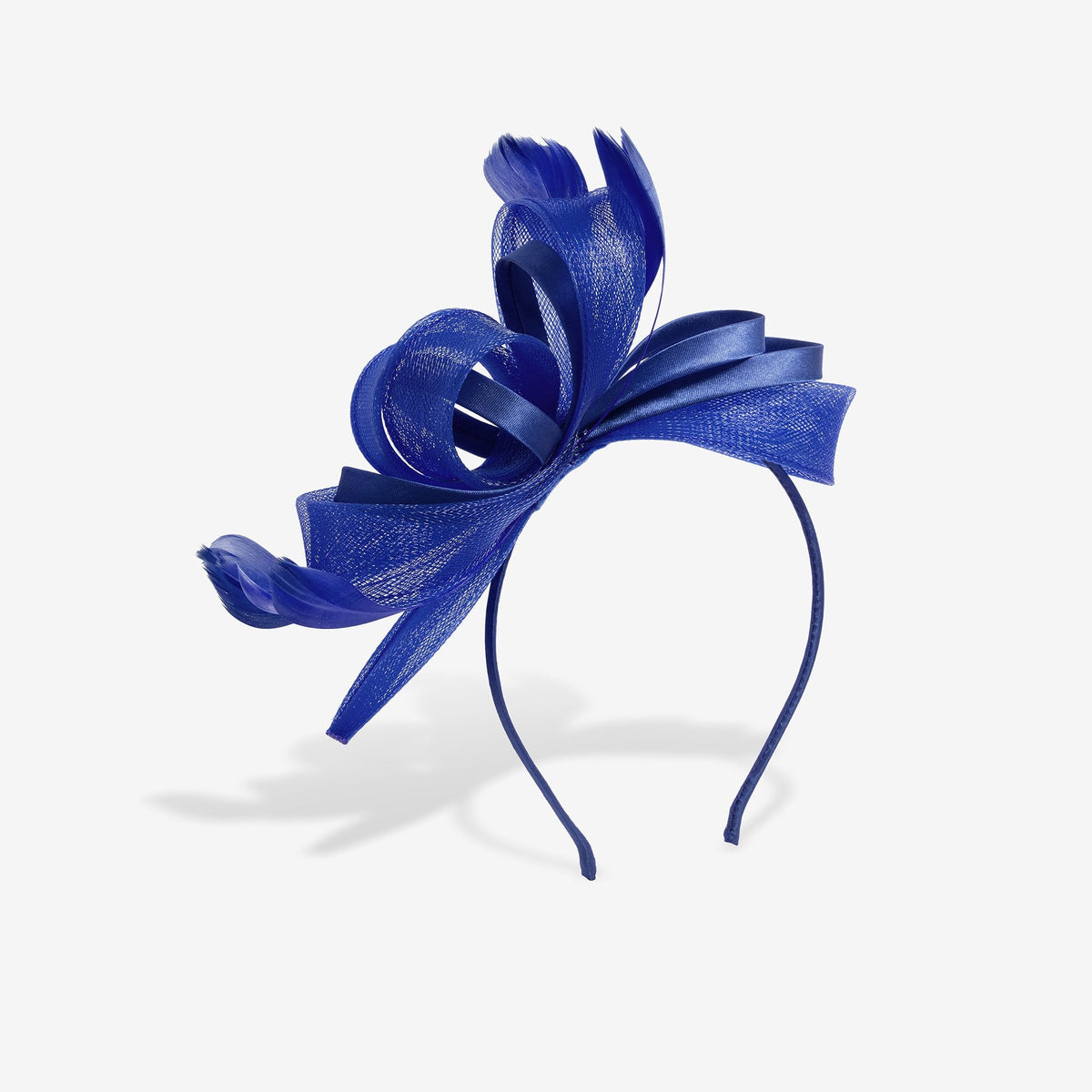 Jon Richard Medium Colbalt Blue Fascinator Headband