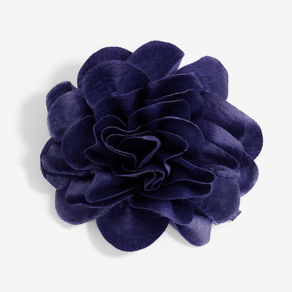 Jon Richard Navy Corsage Brooch