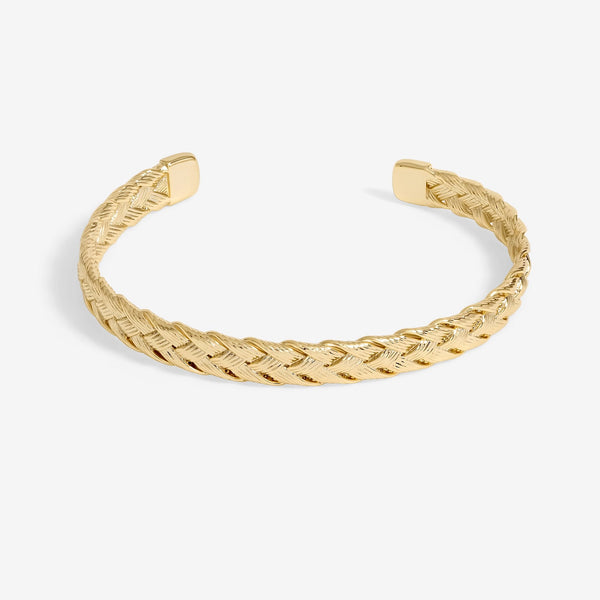 Jon Richard Gold Plated Plaited Cuff