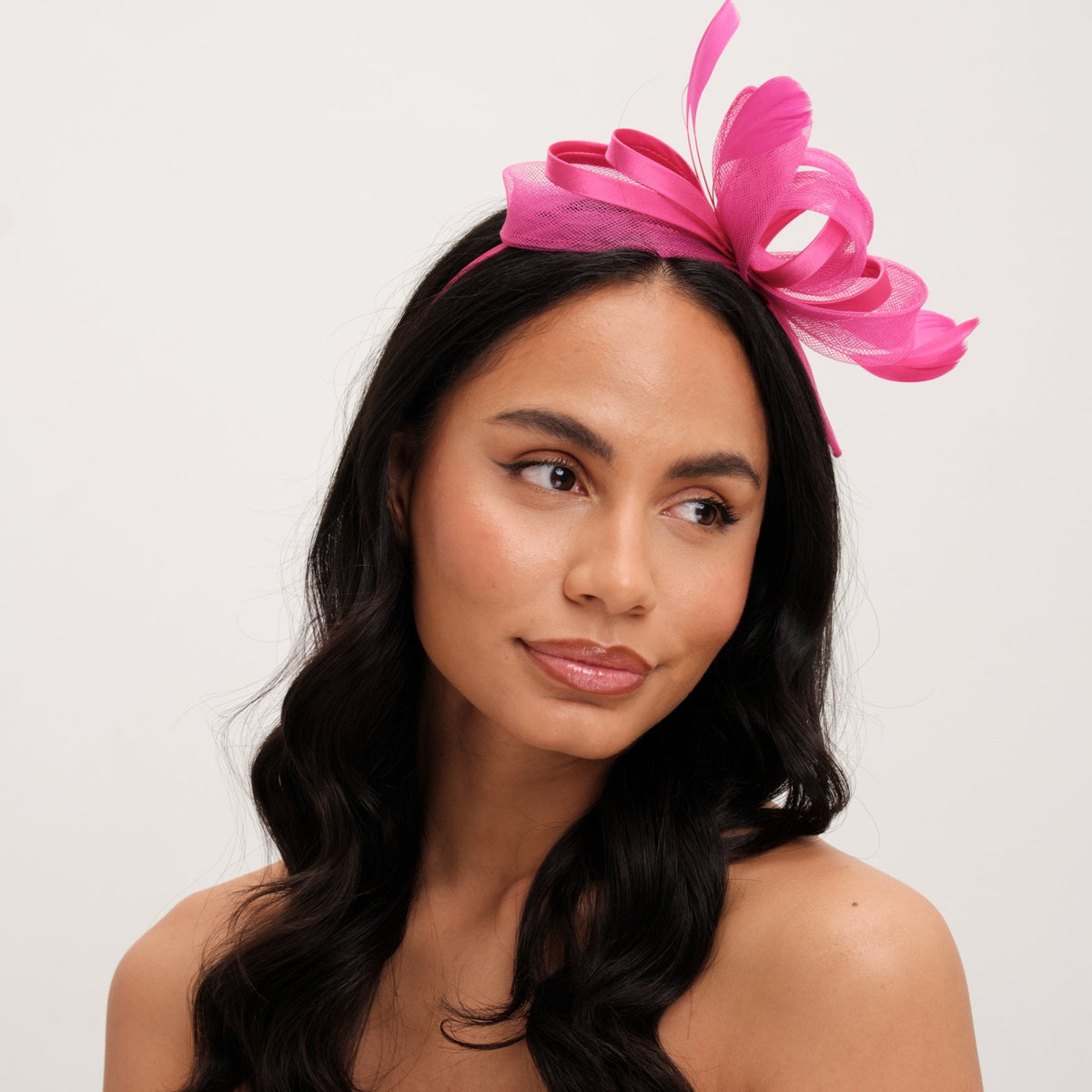 Jon Richard Fuchsia Medium Fascinator