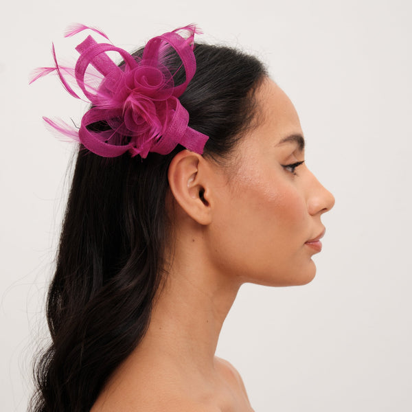 Jon Richard Small Berry Fascinator