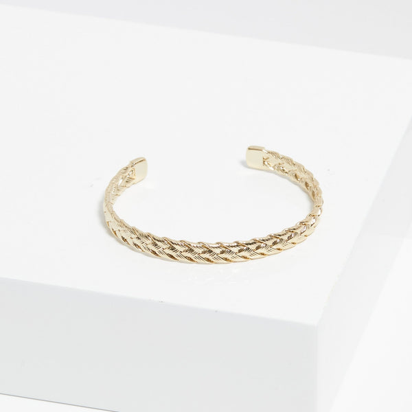 Jon Richard Gold Plated Plaited Cuff
