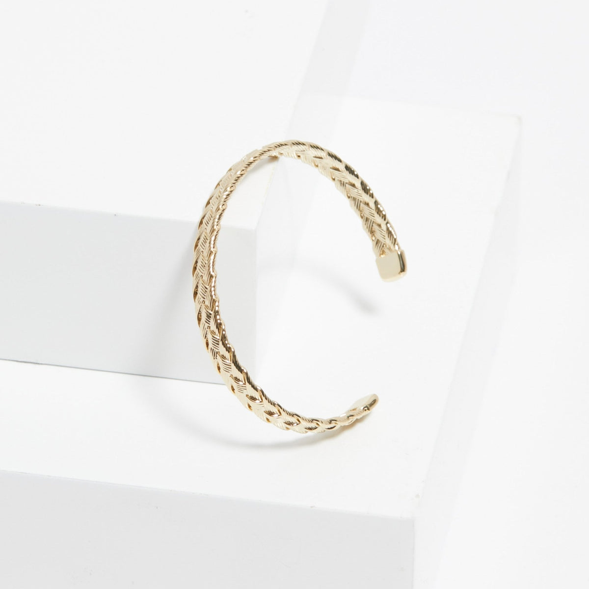 Jon Richard Gold Plated Plaited Cuff