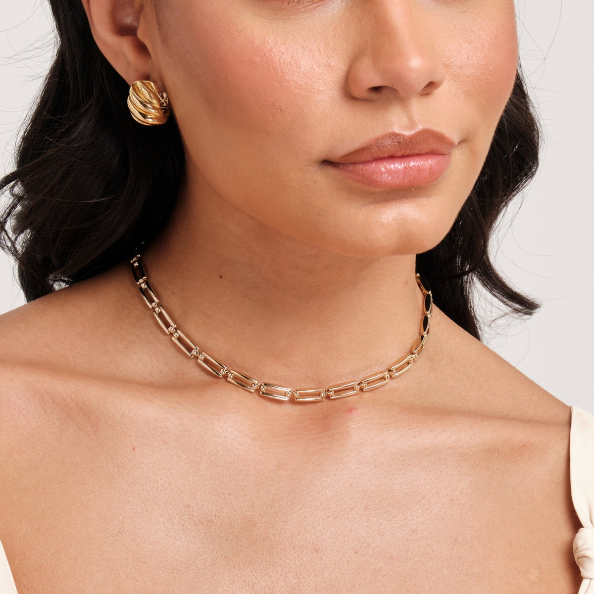 Jon Richard Gold Plated Chain Link Necklace