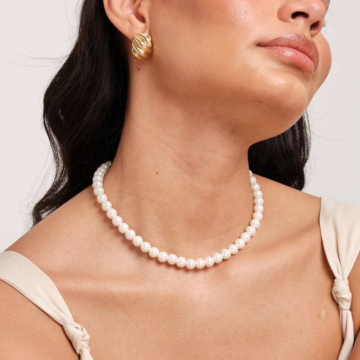 Jon Richard Gold Plated Magnetic Pearl Necklace