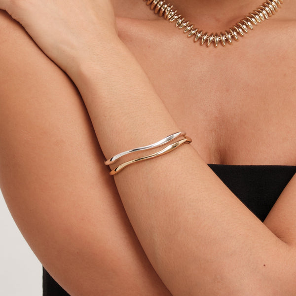 Inicio Two Tone Cuffs - Pack of 2 - Gift Pouch