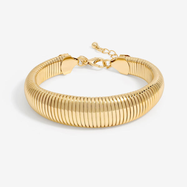 Jon Richard Gold Plated Omega Cuff Bracelet