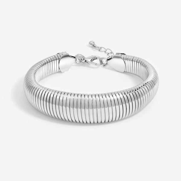 Jon Richard Silver Plated Omega Cuff Bracelet