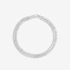 Jon Richard Silver Plated And Crystal Double Tennis Bracelet