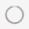 Jon Richard Silver Plated And Lavender Double Tennis Braclet