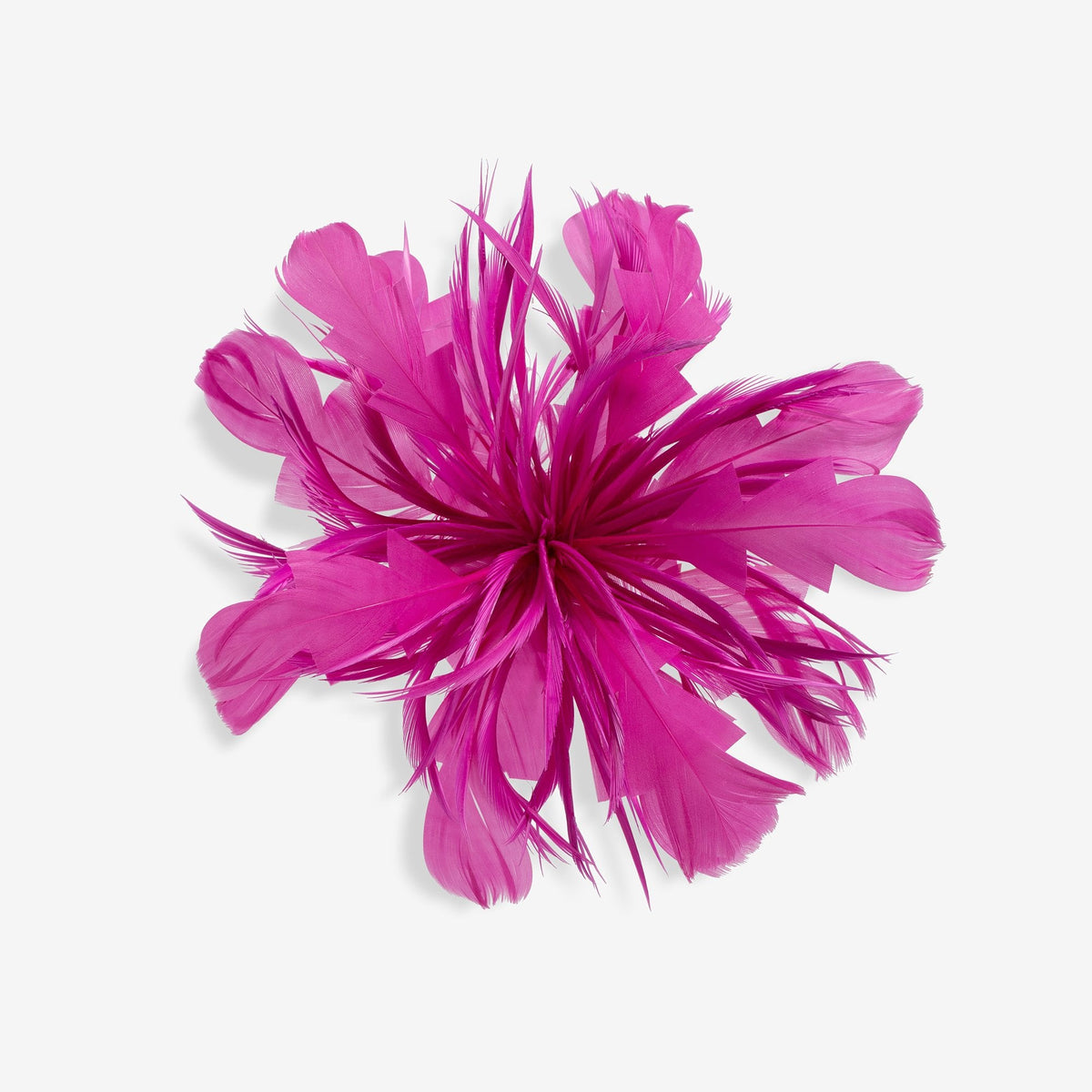Jon Richard Fushia Statement Floral Clip Fascinator