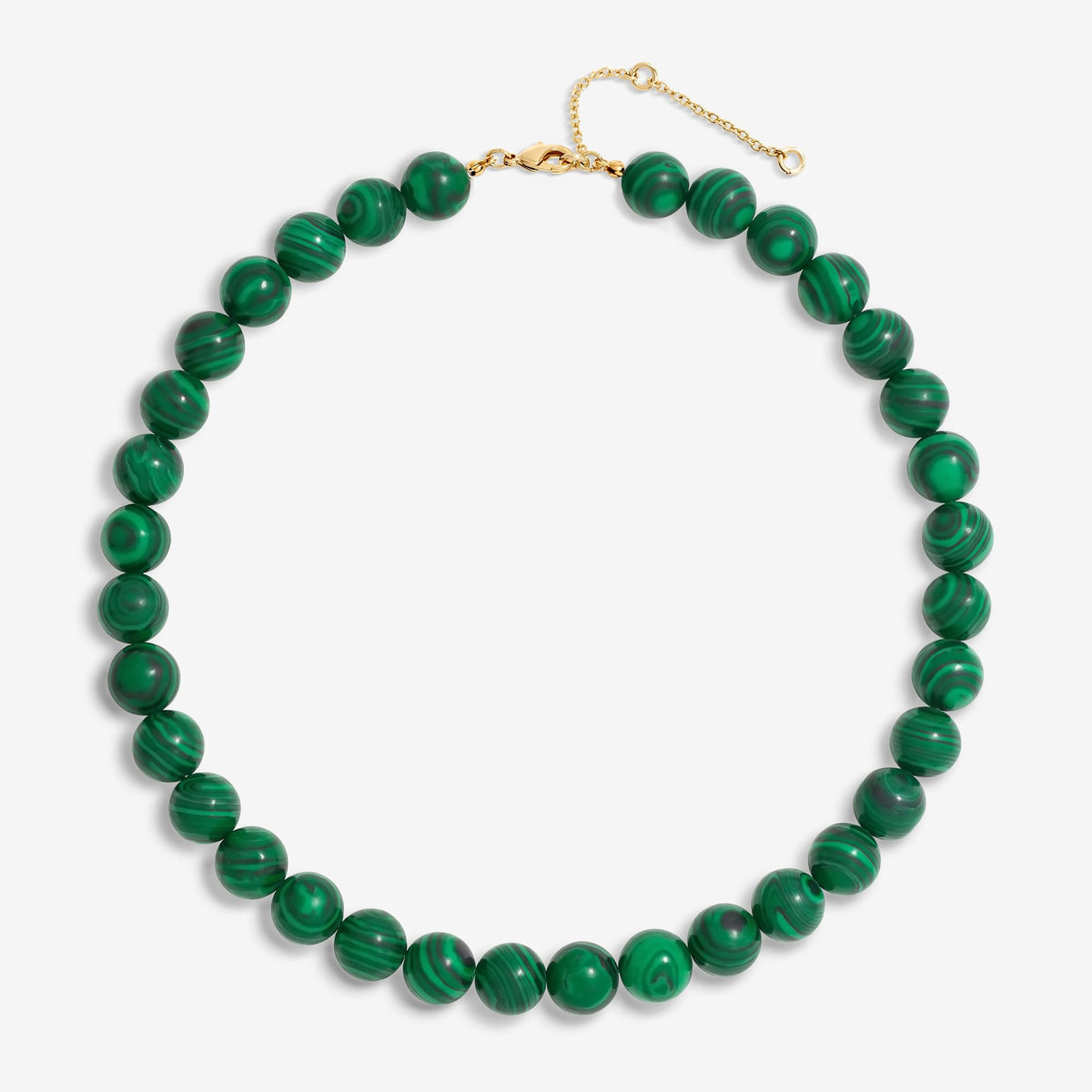 Jon Richard Gold Plated Malachite Necklace